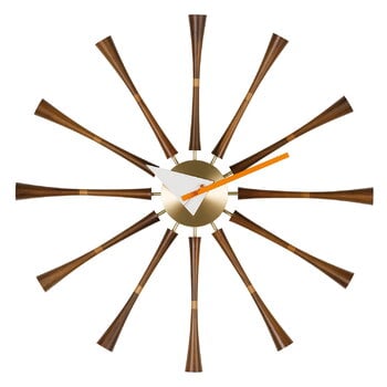 Wall clocks, Spindle Clock, Brown