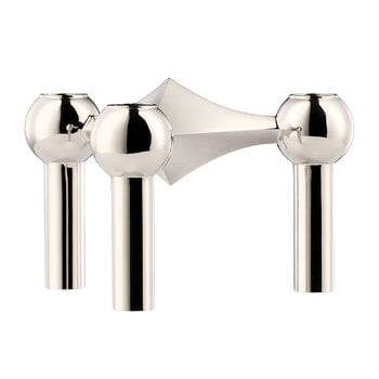 Candleholders, STOFF Nagel candleholder, chrome, Silver