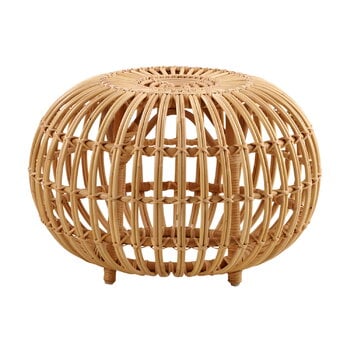 Poufs & ottomans, Franco Albini ottoman, small, natural rattan, Natural