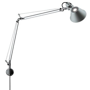 Wall lamps, Tolomeo Mini Parete wall lamp, aluminium, Silver