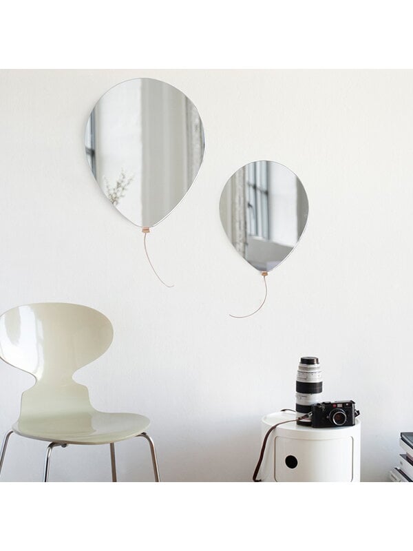 Wall mirrors, Balloon Mirror, L, Silver