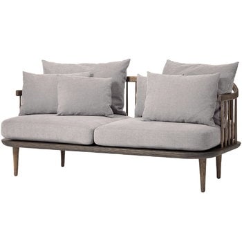 Sofas, Fly SC2 sofa, smoked oak - Hot Madison 094, Gray