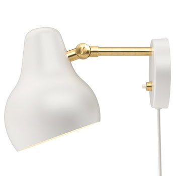 Wall lamps, VL38 wall lamp V2 LED, white, White