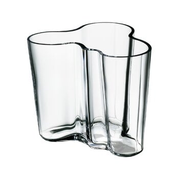 Vases, Aalto vase 95 mm, clear, Transparent