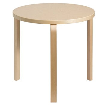 Dining tables, Aalto table 90B, birch, Natural