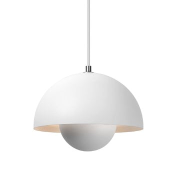 Pendant lamps, Flowerpot VP1 pendant, matt white, White