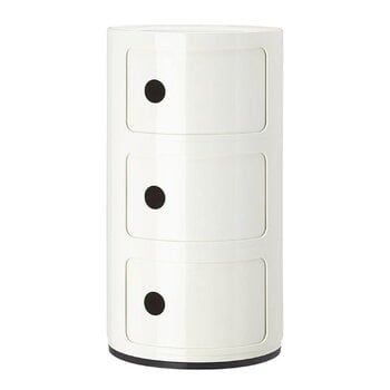 Storage units, Componibili storage unit, 3 modules, white, White