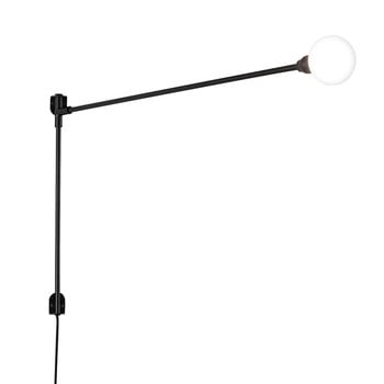 Wall lamps, Potence Pivotante Mini wall lamp, black, Black