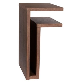 Wall shelves, F-shelf, right, walnut, Natural