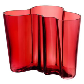 Vases, Aalto vase 160 mm, cranberry, Red