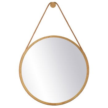 Wall mirrors, I3 Mossø mirror, 60 cm, oak, Natural