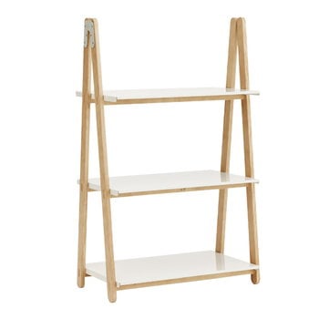 Bookcases, One Step Up shelf, low, White