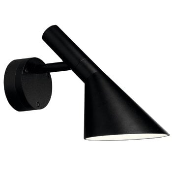 Outdoor lamps, AJ 50 wall lamp for outdoors, black, Black