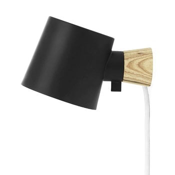 Wall lamps, Rise wall lamp, black, Black