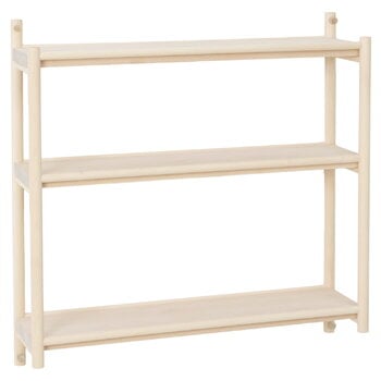 Wall shelves, Kamu wall shelf, high, birch, Natural