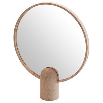 Table mirrors, Aino mirror, large, oak, Natural