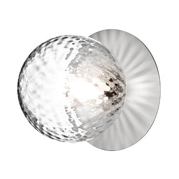 Wall lamps, Liila 1 wall/ceiling lamp, medium, silver - optic clear, Silver