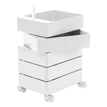 Storage units, 360° drawer unit, 5 drawers, white, White