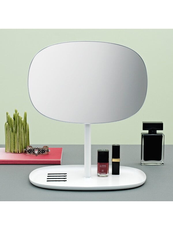 Table mirrors, Flip mirror, grey, Gray