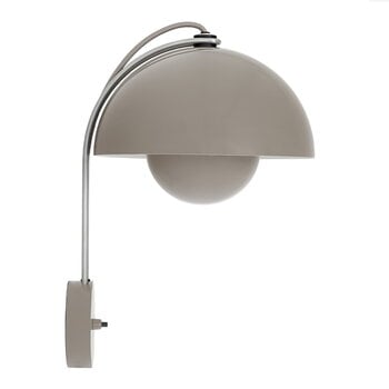 Wall lamps, Flowerpot VP8 wall lamp, grey beige, Gray