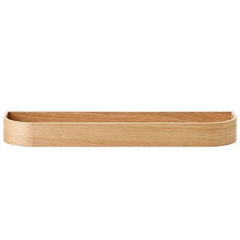 Wall shelves, Epoch shelf 79, oak - fog, Natural