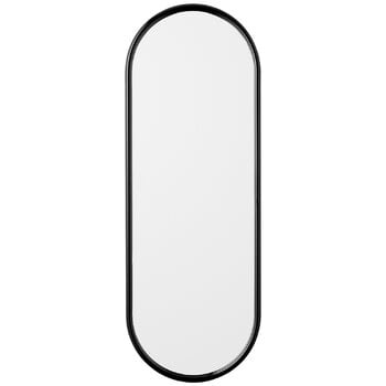 Wall mirrors, Angui mirror, 108 x 39 cm, anthracite, Silver