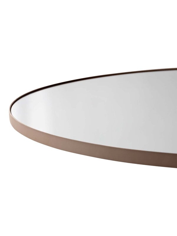 Wall mirrors, Circum mirror, 70 cm, clear - taupe, Transparent