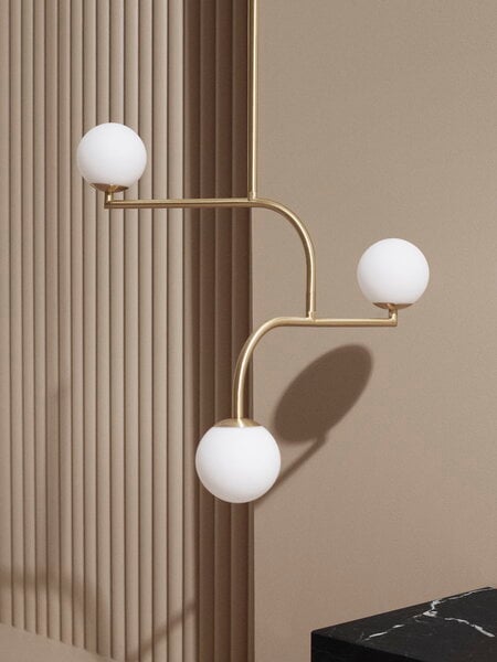 Pendant lamps, Mobil 70 pendant, brass, Gold