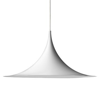 Pendant lamps, Semi pendant 47 cm, matt white, White