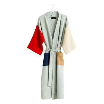 Bathrobes, Waffle bathrobe, one size, glacier multi, Multicolour