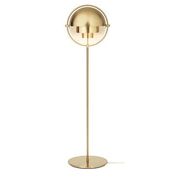 Floor lamps, Multi-Lite floor lamp, brass, Gold