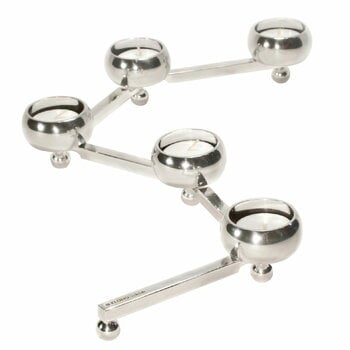 Candleholders, Constella tealight holder, aluminium, Silver