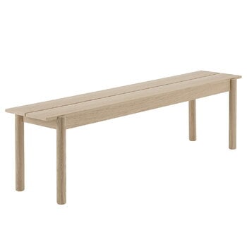 Benches, Linear Wood bench 170 x 34 cm, oak, Natural