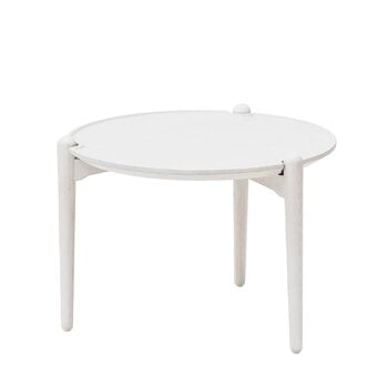 Coffee tables, Aria coffee table, 50 cm, low, white, White