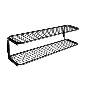 Shoe racks, Classic shoe rack, 100 cm, black, Black