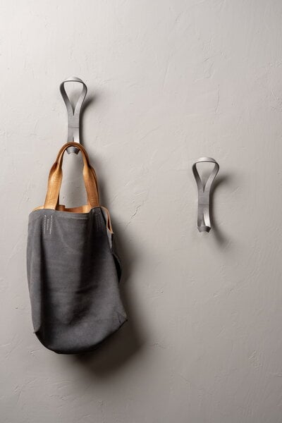 Wall hooks, Endless hook, aluminium, Silver