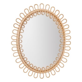 Wall mirrors, Luella mirror, natural rattan, Natural