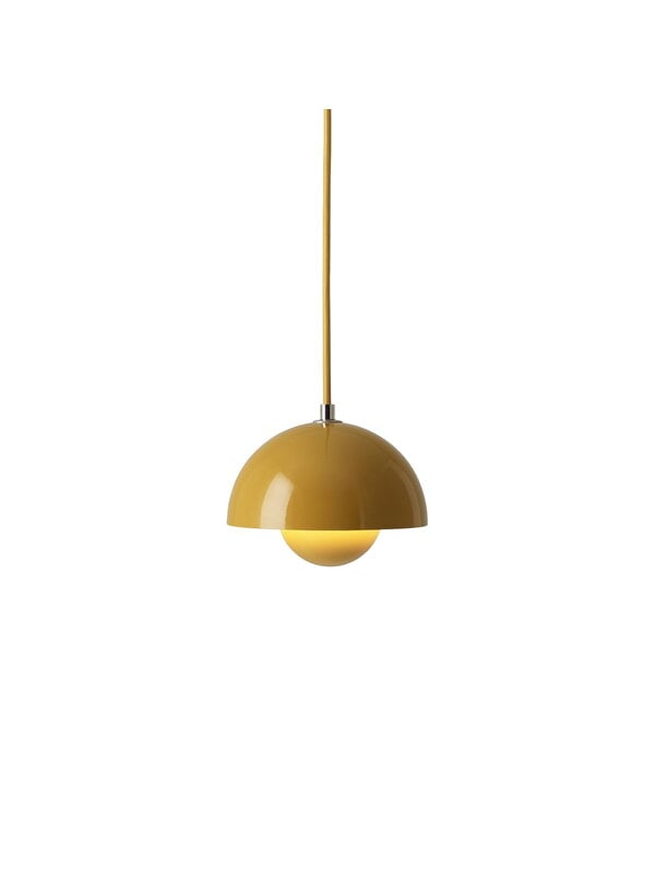 Pendant lamps, Flowerpot VP10 pendant, mustard, Yellow