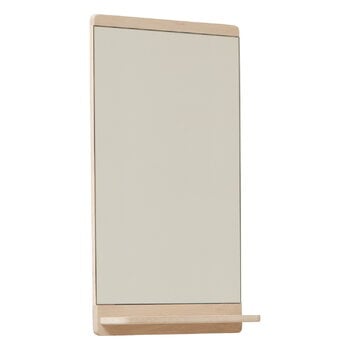 Wall mirrors, Rim wall mirror, white oiled oak, Natural