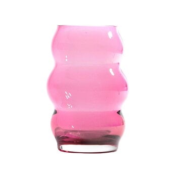 Vases, Muse vase, small, rubine, Pink