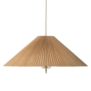 Pendant lamps, Tynell 1972 pendant, 60 cm, brass - bamboo, Gold