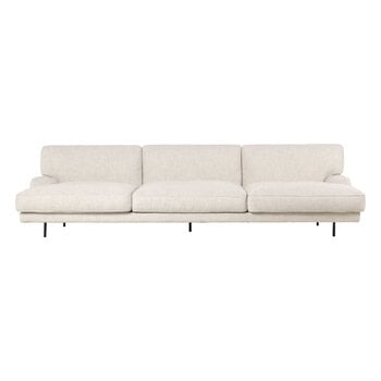 Sofas, Flaneur 3-seater sofa, antique brass - Indianskop 15, White