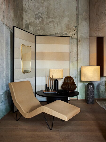 Wall mirrors, F.A. 33 mirror, 54 x 80 cm, polished brass, Gold