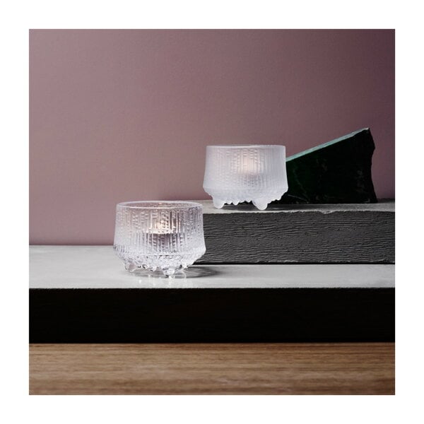 Candleholders, Ultima Thule tealight candleholder, clear, Gray