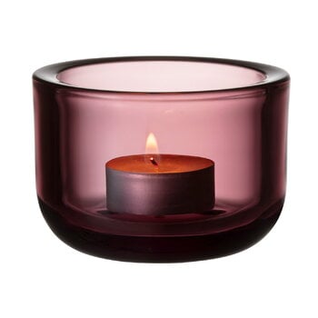 Tealight holders, Valkea tealight candleholder, 60 mm, calluna, Pink