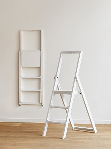 Step stools & ladders, Step stepladder, white matte, White