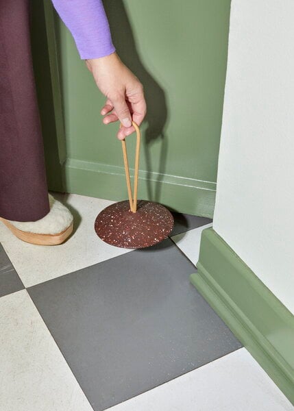 Figurines, Stop doorstop, brown, Brown