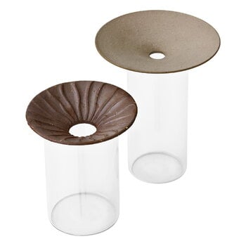 Vases, Cresco propagation vase, 2 pcs, Brown