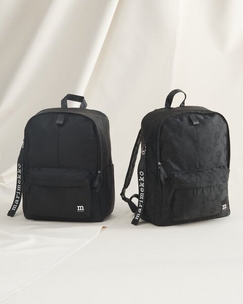 Bags, Zip Top Backpack Solid, black, Black