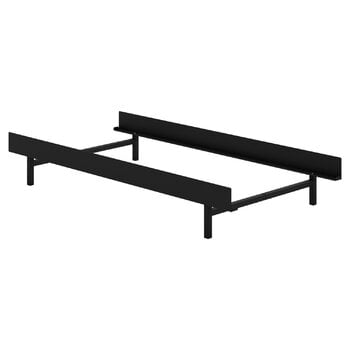 Bed frames, Bed, 90 cm, black, Black